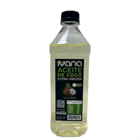 Ivana Aceite de Coco extra virgen prensado en frío 500ml (E)